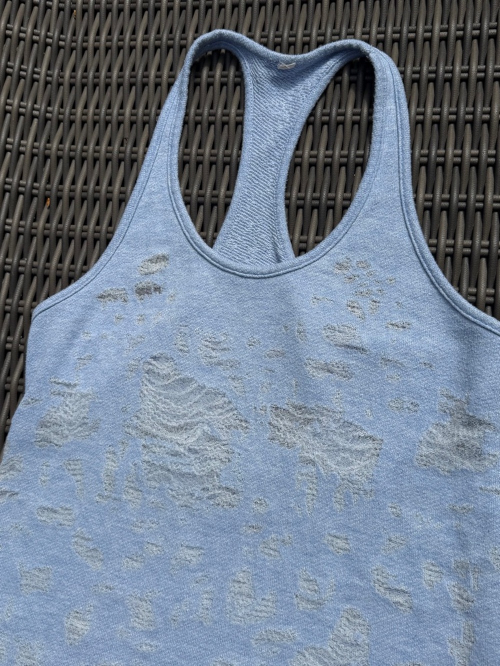 Alo Distressed Racerback Tank Top - Picture 6 of 16